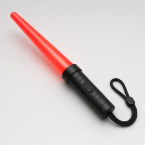 Red LED traffic control wand