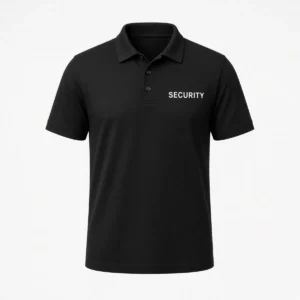 SECURITY print polo shirt