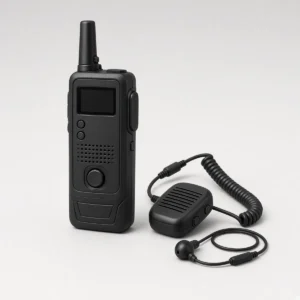 Uniden XTRAK 50 waterproof UHF handheld radio with speaker mic and earpiece